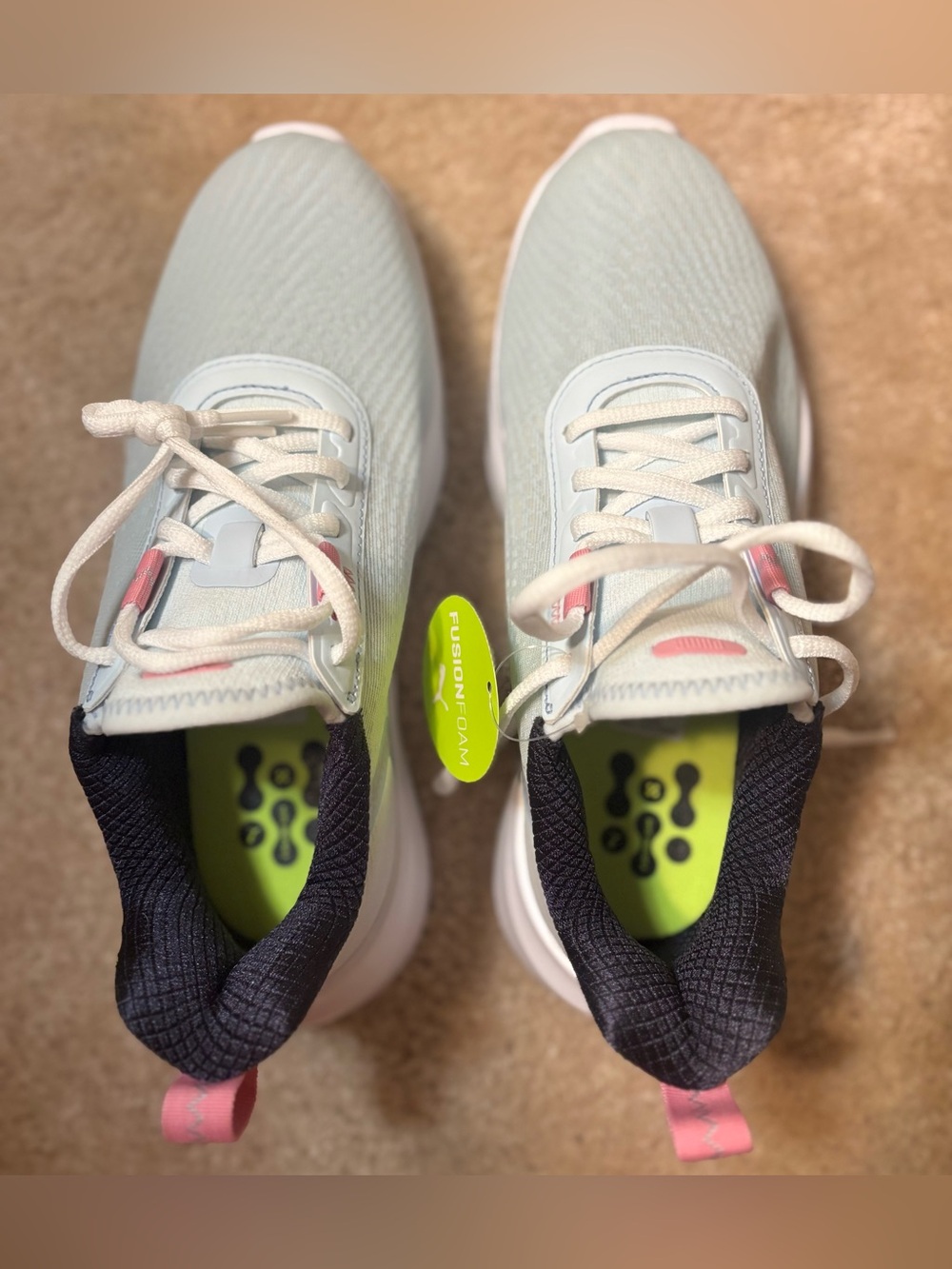 PUMA Women’s Sneakers - Fusion Foam - Icy Blue Pink - Size 7 NWT